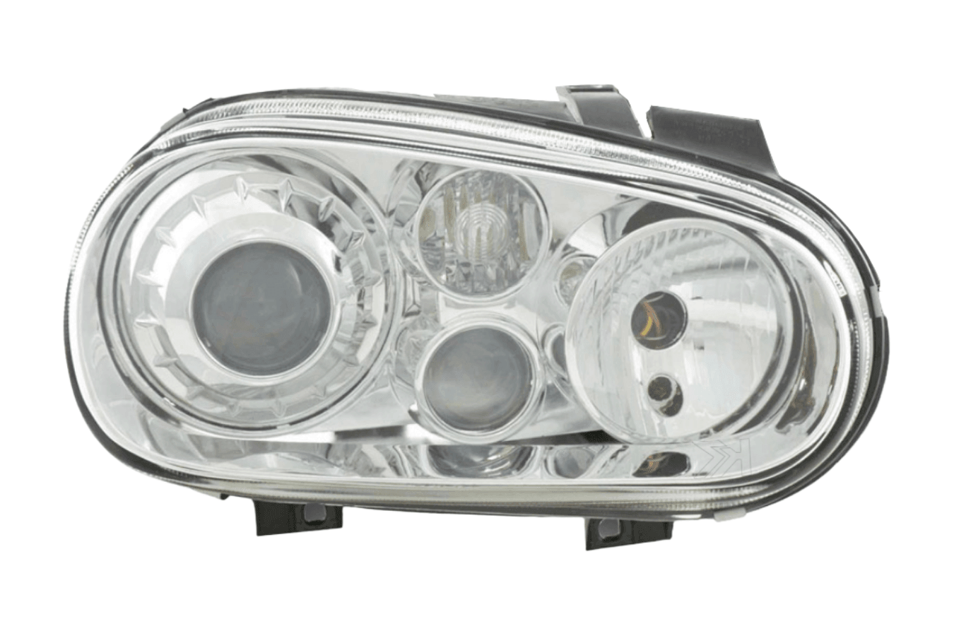 Volkswagen Golf 4 Type 1J Chrome Headlight Set (1998-2003) - K2 Industries