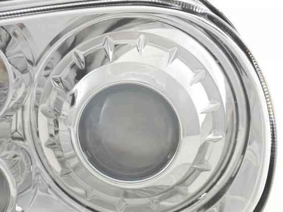 Volkswagen Golf 4 Type 1J Chrome Headlight Set (1998-2003) - K2 Industries