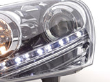 Volkswagen Golf 5 Chrome LED Headlights with Daytime Running Lights (2003 - 2008) - K2 Industries