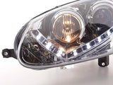 Volkswagen Golf 5 Chrome LED Headlights with Daytime Running Lights (2003 - 2008) - K2 Industries