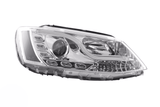 Volkswagen Jetta 6 Chrome LED Headlights with Daytime Running Lights (2011-2018) - K2 Industries