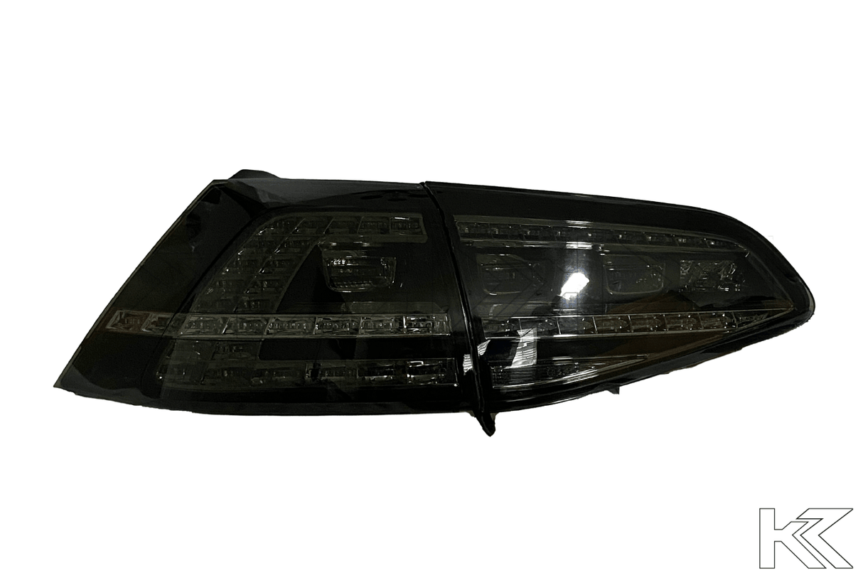 Volkswagen MK7 Golf/GTI/R - Black/Smoke LED Tail Lights (2012-2017) - K2 Industries