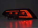 Volkswagen MK7 Golf/GTI/R - Black/Smoke LED Tail Lights (2012-2017) - K2 Industries