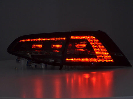Volkswagen MK7 Golf/GTI/R - Black/Smoke LED Tail Lights (2012-2017) - K2 Industries