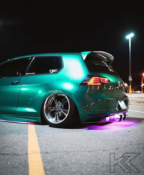 Volkswagen MK7 Golf/GTI/R - Black/Smoke LED Tail Lights (2012-2017) - K2 Industries