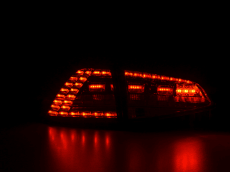 Volkswagen MK7 Golf/GTI/R Red LED Tail Lights (12-17) - K2 Industries