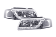 Volkswagen Passat (B5 / 3B) Chrome LED Headlights with Daytime Running Lights (1997 - 2000) - K2 Industries