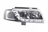 Volkswagen Passat (B5 / 3B) Chrome LED Headlights with Daytime Running Lights (1997 - 2000) - K2 Industries