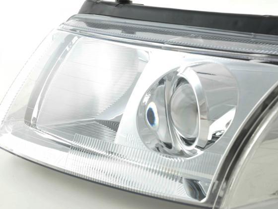 Volkswagen Passat Type 3B Chrome Headlight Set 1997-2000 - K2 Industries