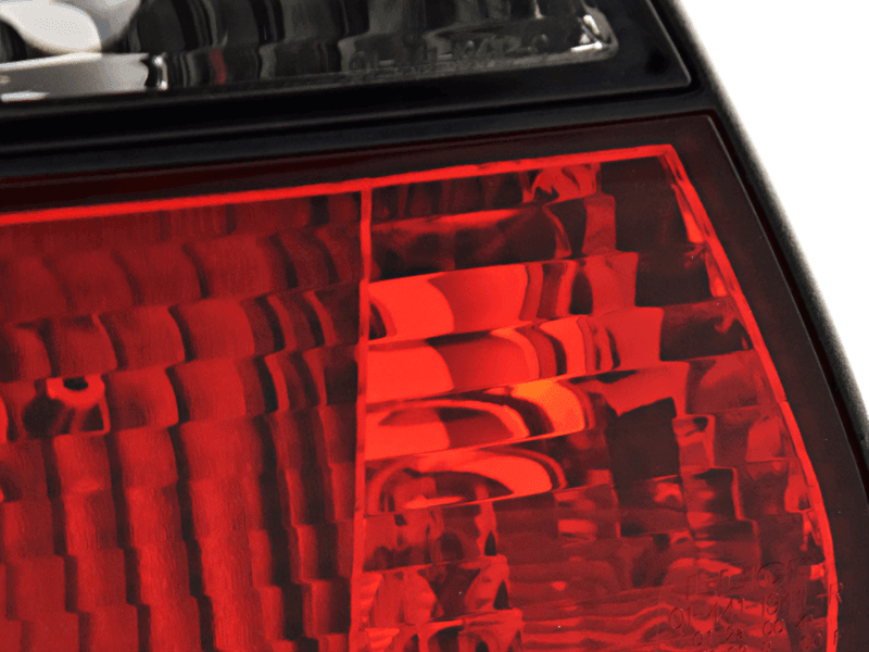 VW Golf 2 Red/Smoke Crystal Design Tail Lights (1984-1991) - K2 Industries