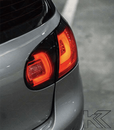 VW Golf 5 Mk5 Black LED Tail Lights (2003-2008) - K2 Industries