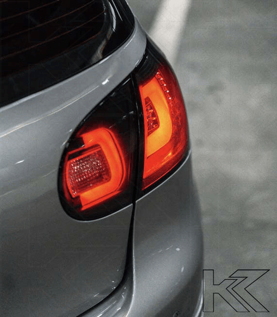 VW Golf 5 Mk5 Black LED Tail Lights - K2 Industries