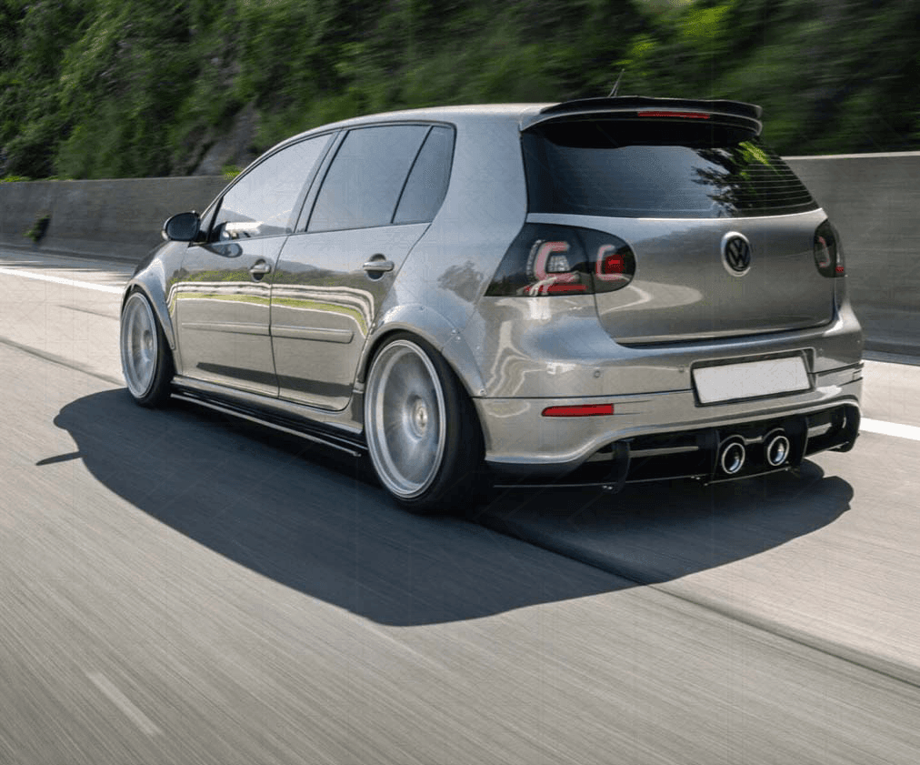 VW Golf 5 Mk5 Black LED Tail Lights (2003-2008) - K2 Industries