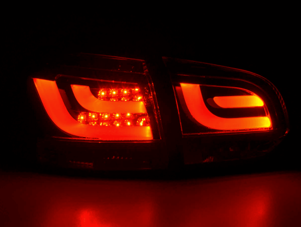 VW Golf Mk6 GTI LED Bar Red/Smoked Tail Lights V1 (08-12) - K2 Industries