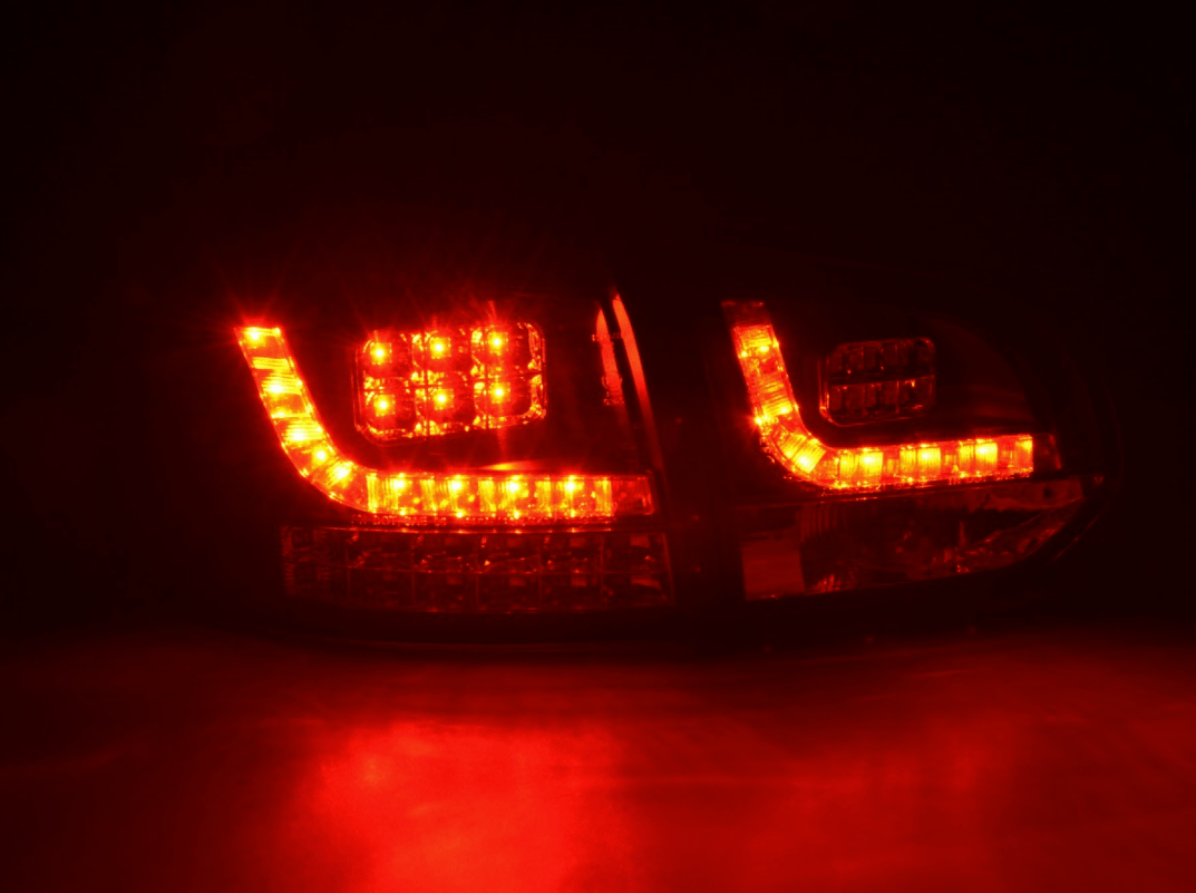 VW Golf Mk6 GTI LED Black Tail Lights V2 LED Indicators (08-12) - K2 Industries