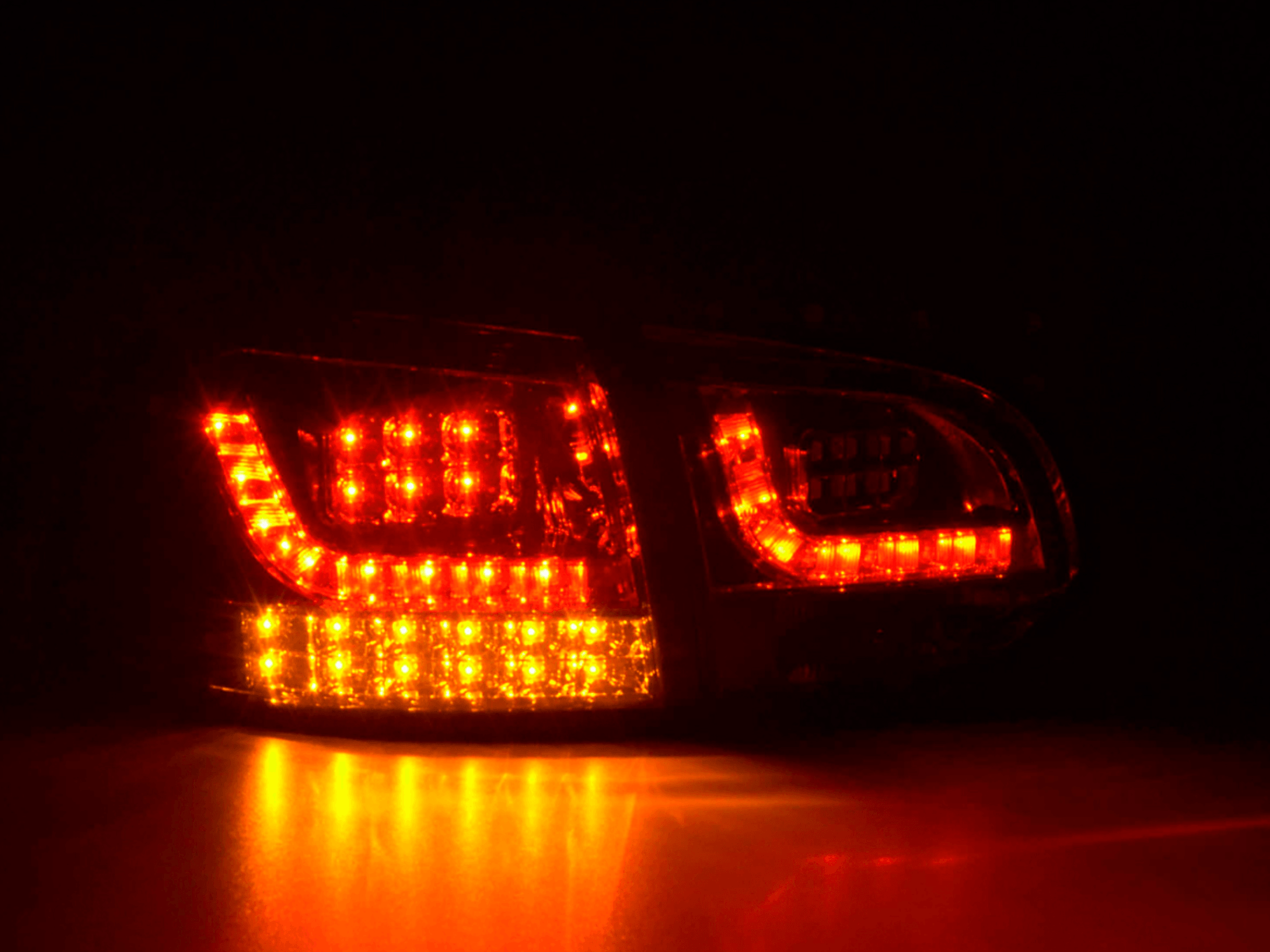 VW Golf Mk6 GTI LED Clear Smoked Tail Lights V2 LED Indicators (08-12) - K2 Industries