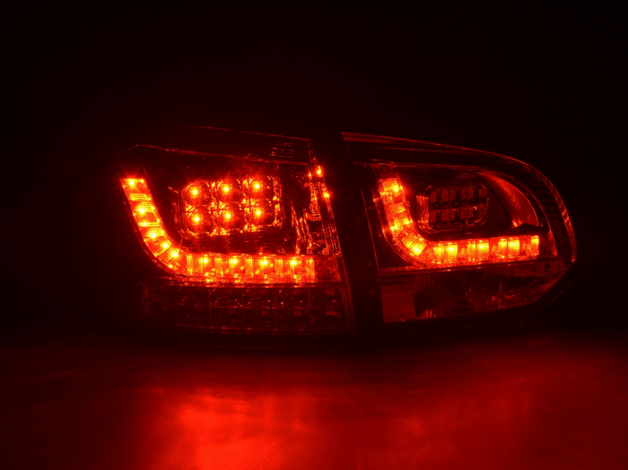 VW Golf Mk6 GTI LED Clear Tail Lights V2 LED Indicators (08-12) - K2 Industries
