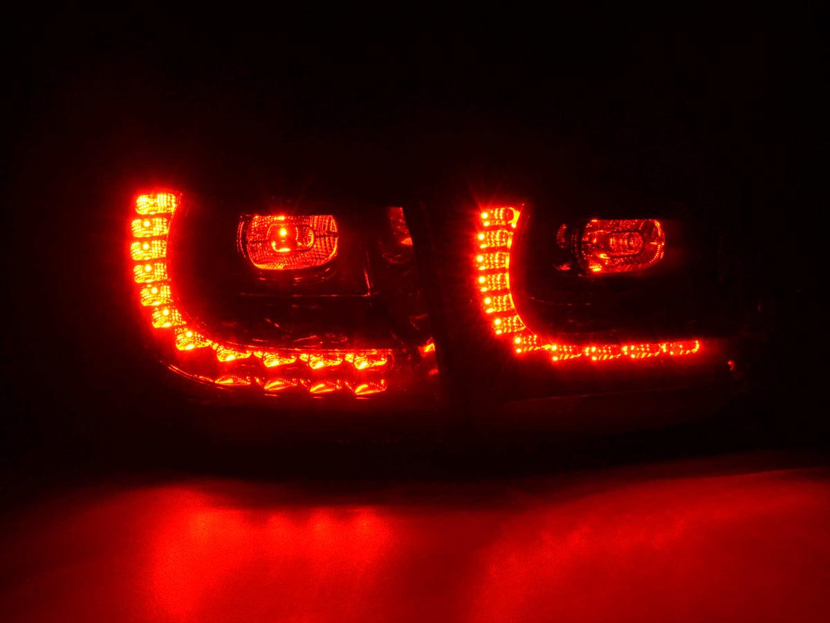 VW Golf 6 Red Black Tail Lights (2008-2012) - K2 Industries