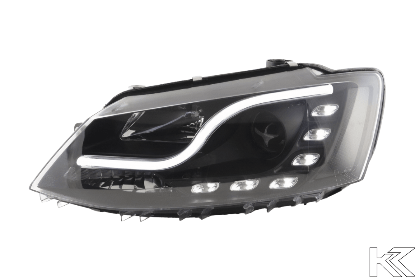 VW Jetta 6 Black JDM Style Headlights (2011-2018) - K2 Industries