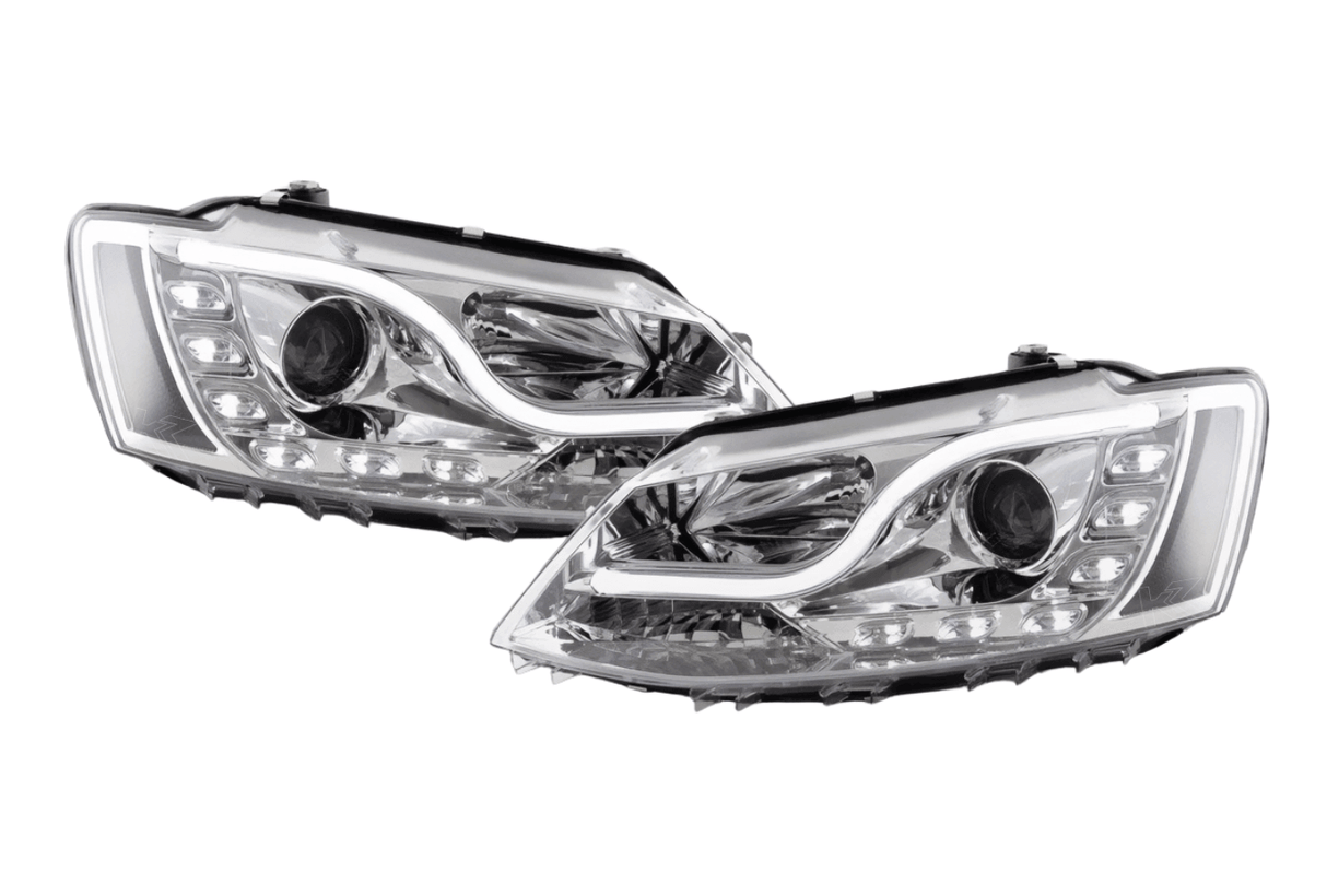 VW Jetta 6 Chrome JDM Style Headlights (2011-2018) - K2 Industries
