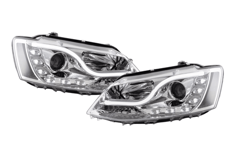 VW Jetta 6 Chrome JDM Style Headlights (2011-2018) - K2 Industries
