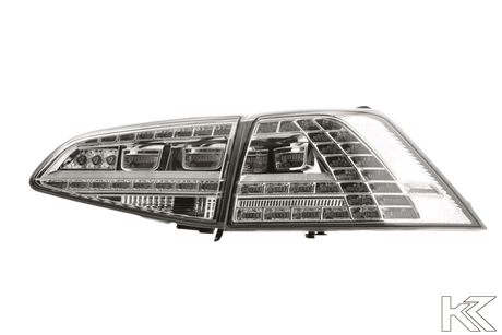 VW MK7 Golf GTI Chrome/Clear LED Tail Lights (2012 - 2017) - K2 Industries