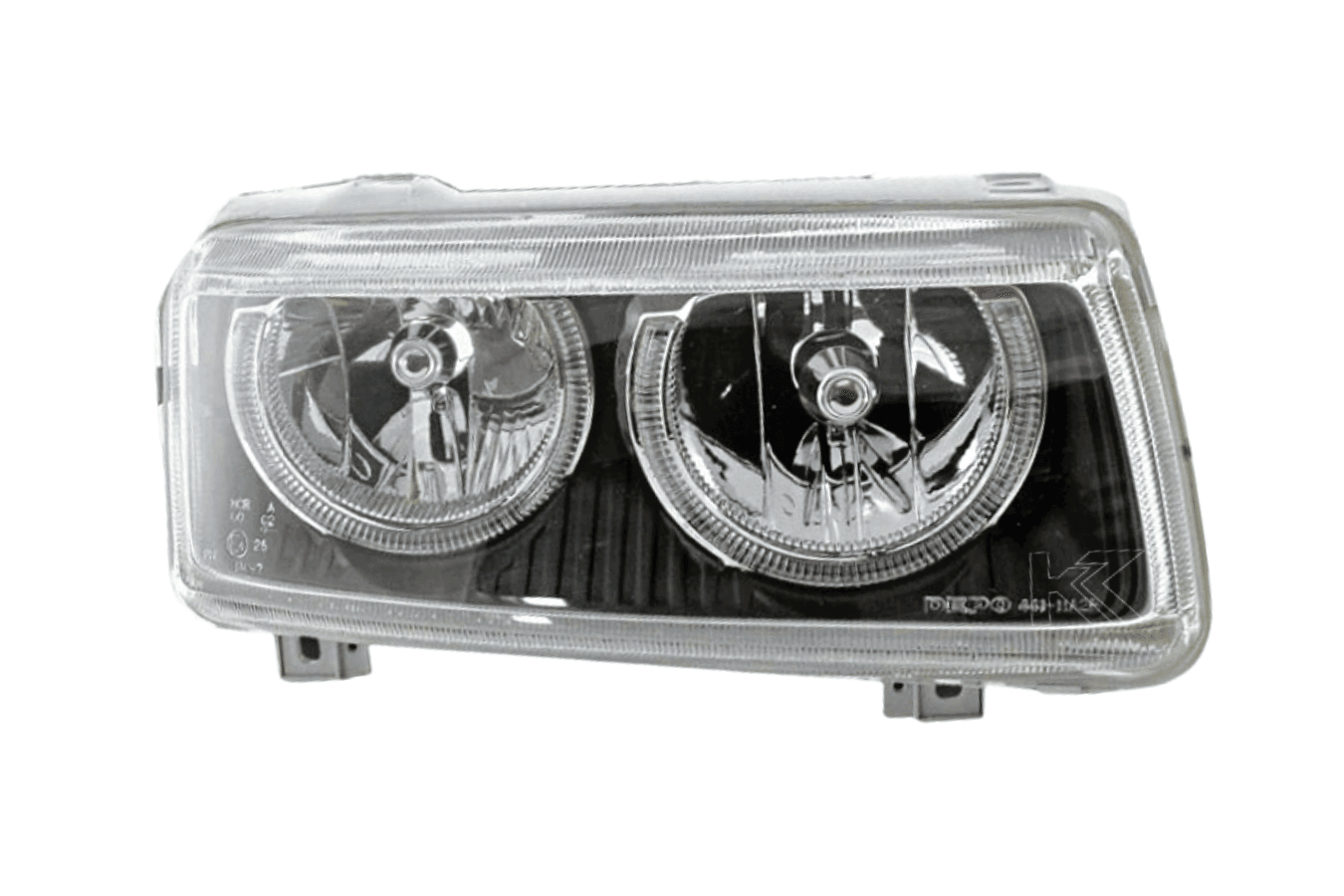VW Passat B3 type 35i Black Angel Eyes Headlights (1993-1996) - K2 Industries